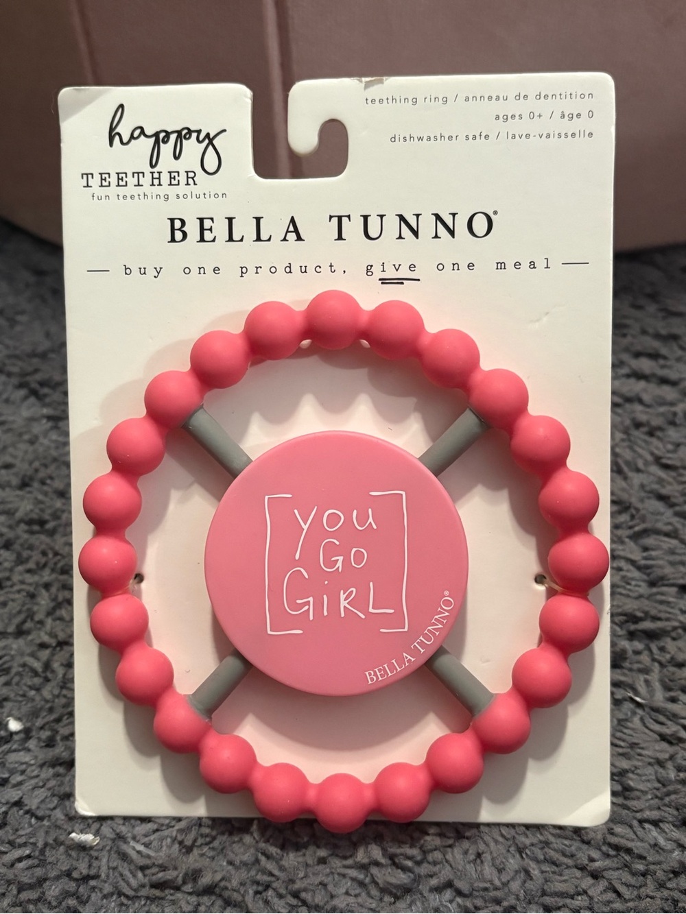 NWT Bella Tunno Happy Teether - fun teething solution